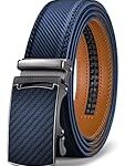 Ceinture en cuir bleu marine pour homme : l'accessoire mode incontournable à associer avec les meilleures chaussures pour femmes