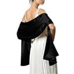 Étole noire mariage : Accessoire élégant pour compléter vos tenues de cérémonie