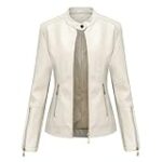 Découvrez les meilleurs looks avec une veste en cuir blanche pour femmes : un incontournable de la mode !