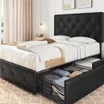 Top 10 des lits coffre en simili cuir pour une chambre élégante : Comparaison et guide d'achat