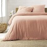 Les meilleures housses de couette en gaze de coton rose : un choix tendance pour compléter votre style !